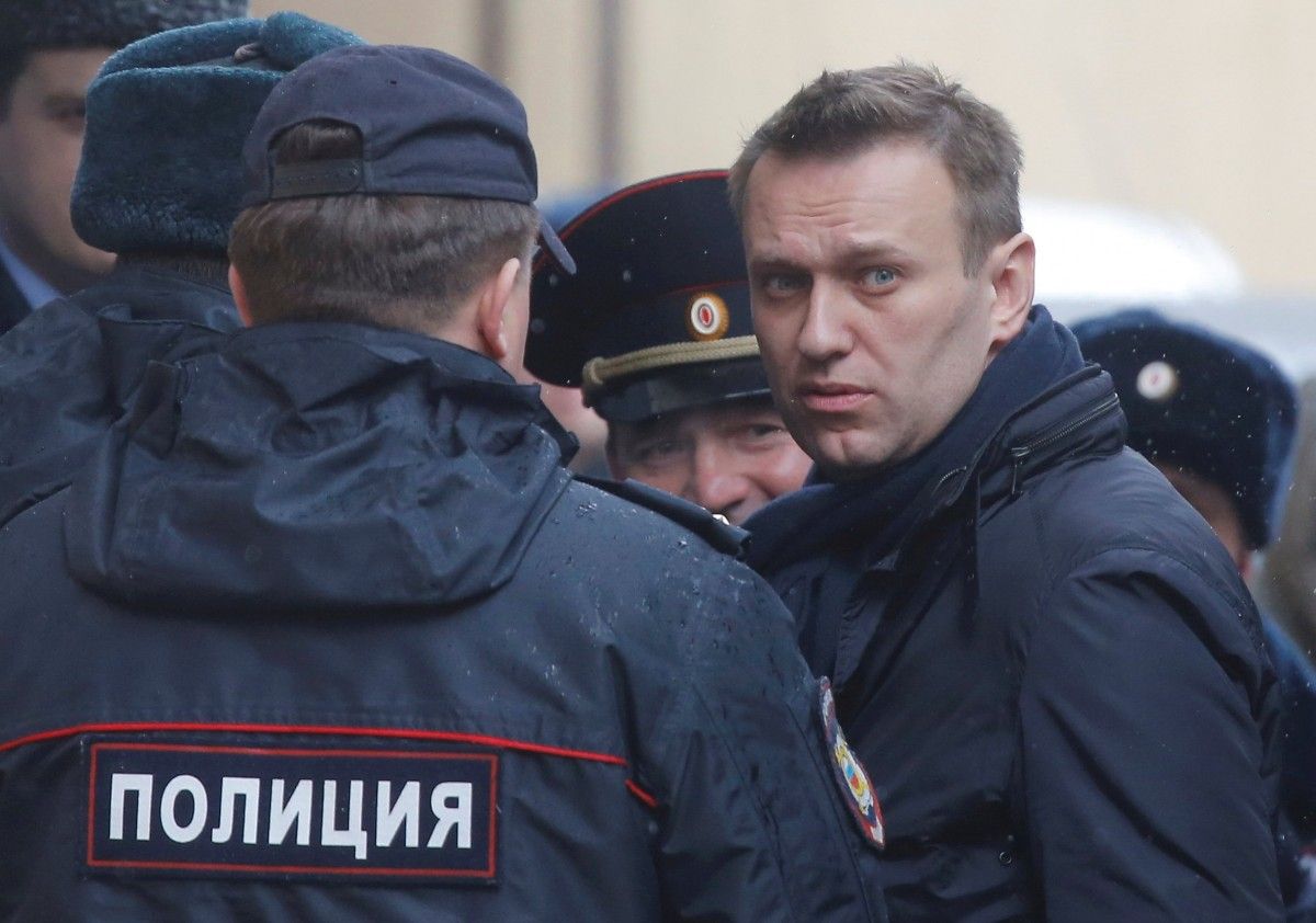 Российский суд арестовал оппозиционера Навального на 15 суток / REUTERS
