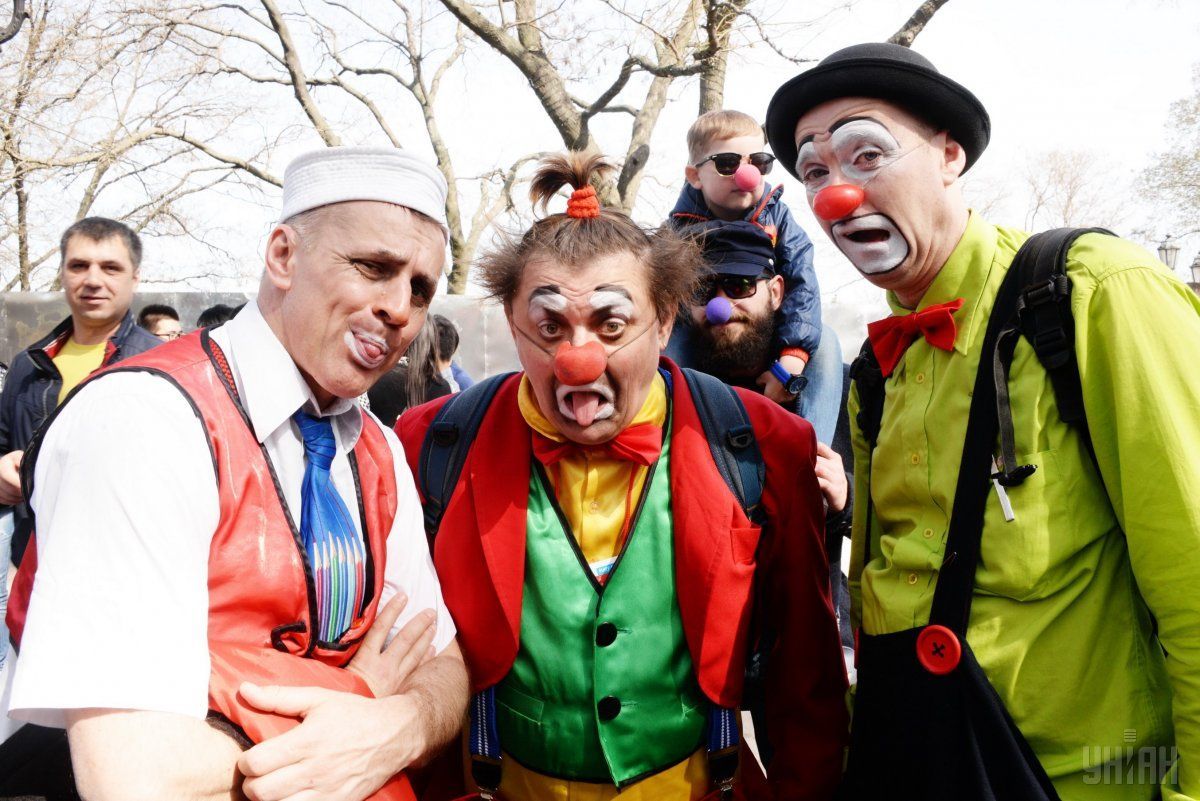 В рамках Юморины-2019 пройдет международный фестиваль клоунов и мимов «Комедиада-2019» / фото УНИАН