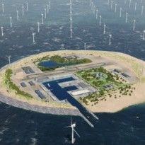 Три страны построят в Северном море искусственный остров с ветряными электростанциями (фото)