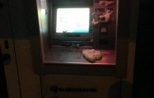 Dozens of ATMs of Russian banks vandalized in Ukraine (photo)