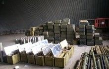 Возле Запорожья СБУ обнаружила большой арсенал оружия и боеприпасов