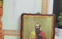 В Мелитополе на стенах храма проявились образы святых апостолов Петра и Павла