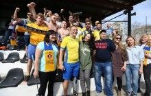 Ветераны АТО и украинские болельщики сыграли товарищеский матч с хорватами