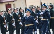 Появилось видео показательного выступления почетного караула Нацгвардии