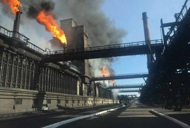 Быстрая и прицельная атака: работникам обстрелянного Авдеевского коксохима предлагают эвакуироваться