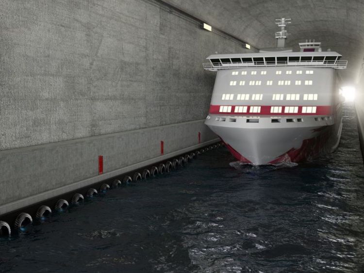 Проект тоннеля / Kystverket/ Norwegian Coastal Administration Проект тоннеля / Kystverket/ Norwegian Coastal Administration