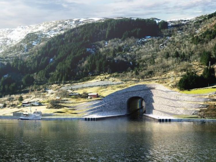 Проект тоннеля / Kystverket/ Norwegian Coastal Administration Проект тоннеля / Kystverket/ Norwegian Coastal Administration
