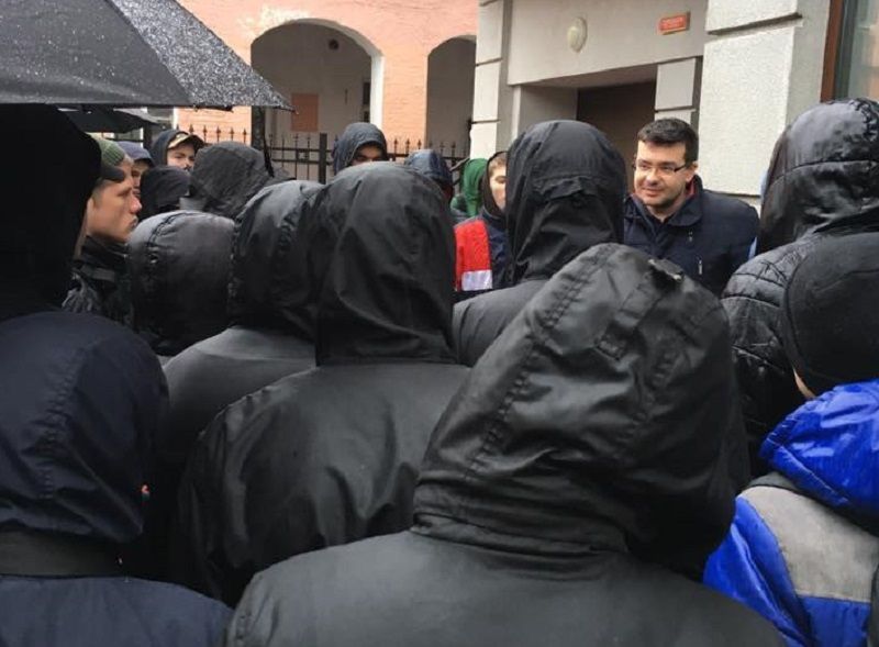 Проведение диктанта пришлось отменить / Фото facebook.com/politicalpartynationalcorps Проведение диктанта пришлось отменить / Фото facebook.com/politicalpartynationalcorps