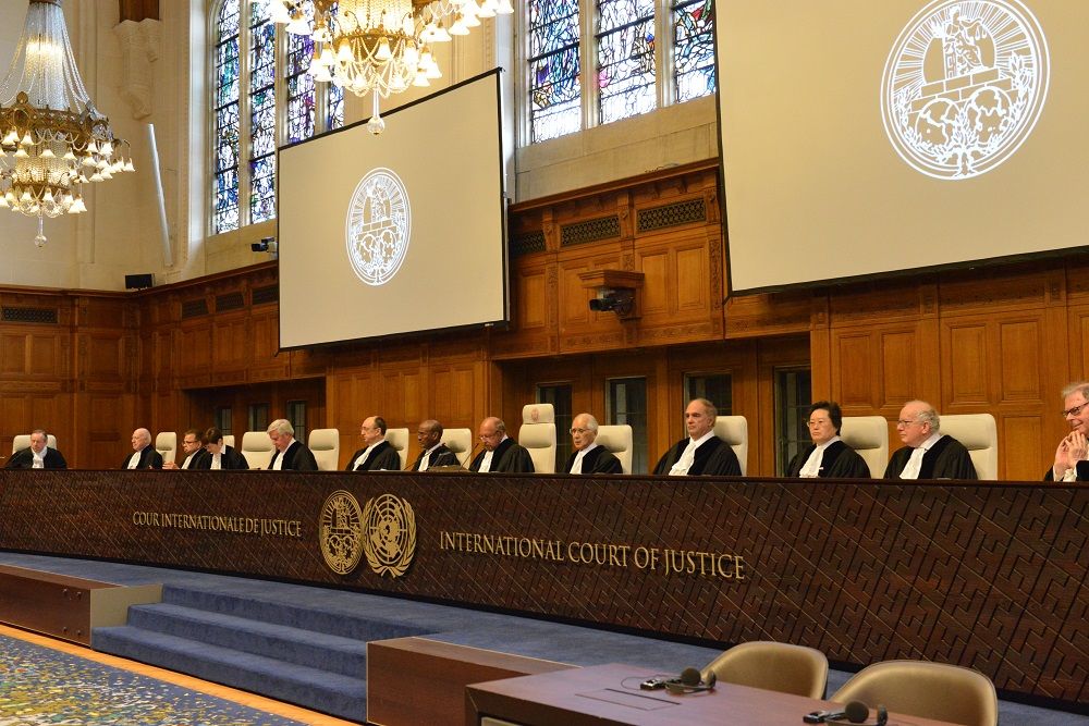 The Ukraine vs Russia case heard by ICJ in The Hague / Photo from UNIAN