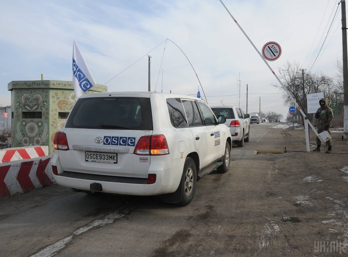 Патруль миссии ОБСЕ подорвался на мине в Луганской области / Фото УНИАН