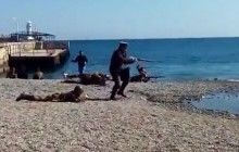Десяток мужчин устроили в центре Ялты историческую перестрелку - СМИ (видео)