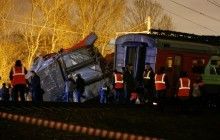 В Москве столкнулись поезд и электричка, пострадало 23 человека (фото, видео)