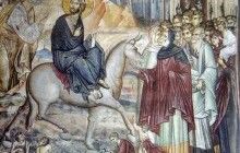Православные христиане празднуют Вход Господень в Иерусалим - Вербное воскресение