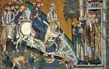 Православные христиане празднуют Вход Господень в Иерусалим - Вербное воскресение