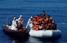 В Средиземном море спасли около двух тысяч мигрантов