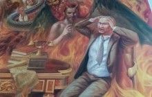 На Львівщині храм зробив подарунок вірянам на Великдень: показав Путіна у пеклі (фото, відео)