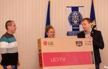 Важкоатлетці з Тернопільщини Марії Хлян подарували телевізор за виступ на Чемпіонаті Європи