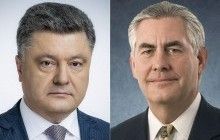 В АП рассказали подробности телефонного разговора Порошенко и Тиллерсона