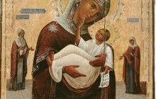 25 квітня православні християни моляться перед образом Пресвятої Богородиці "Муромської"