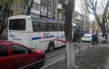 У центрі Харкова автобус з 20 дітьми потрапив у ДТП (фото)