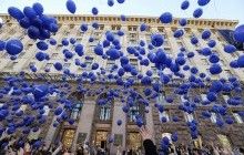 У центрі Києва відбулася посвята у волонтери Євробачення-2017 (фоторепортаж)