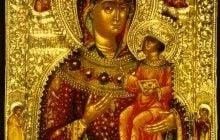 29 квітня православні християни моляться перед образом Пресвятої Богородиці "Іллінсько-Чернігівської"
