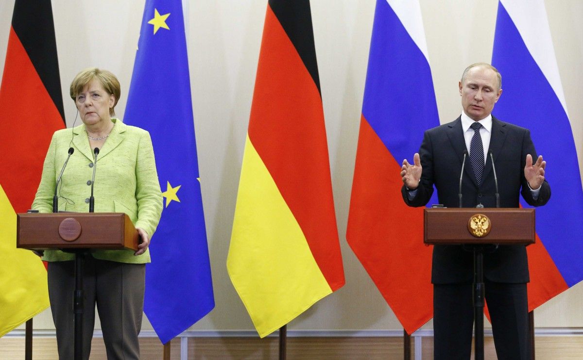 Ангела Меркель і Володимир Путін / REUTERS Ангела Меркель і Володимир Путін / REUTERS