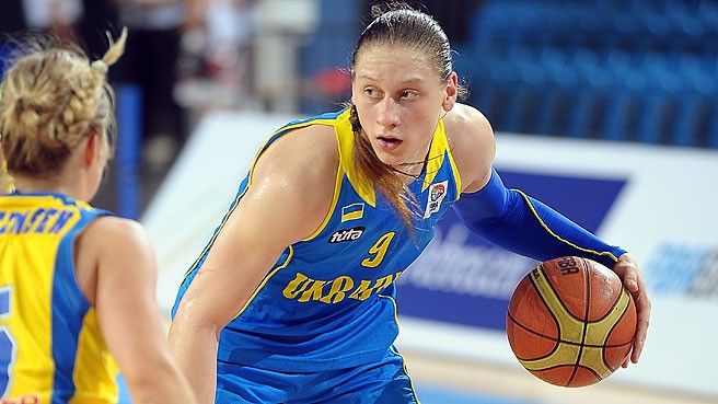Лидер сборной Украины Алина Ягупова / sportacentrs.com Лидер сборной Украины Алина Ягупова / sportacentrs.com