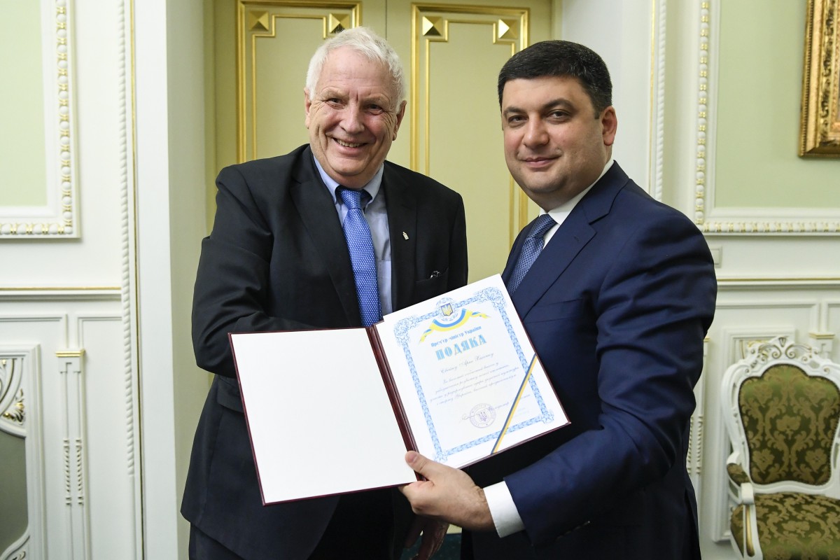 Хансен запропонує Україні провести ряд міжнародних змагань / kmu.gov.ua Хансен запропонує Україні провести ряд міжнародних змагань / kmu.gov.ua