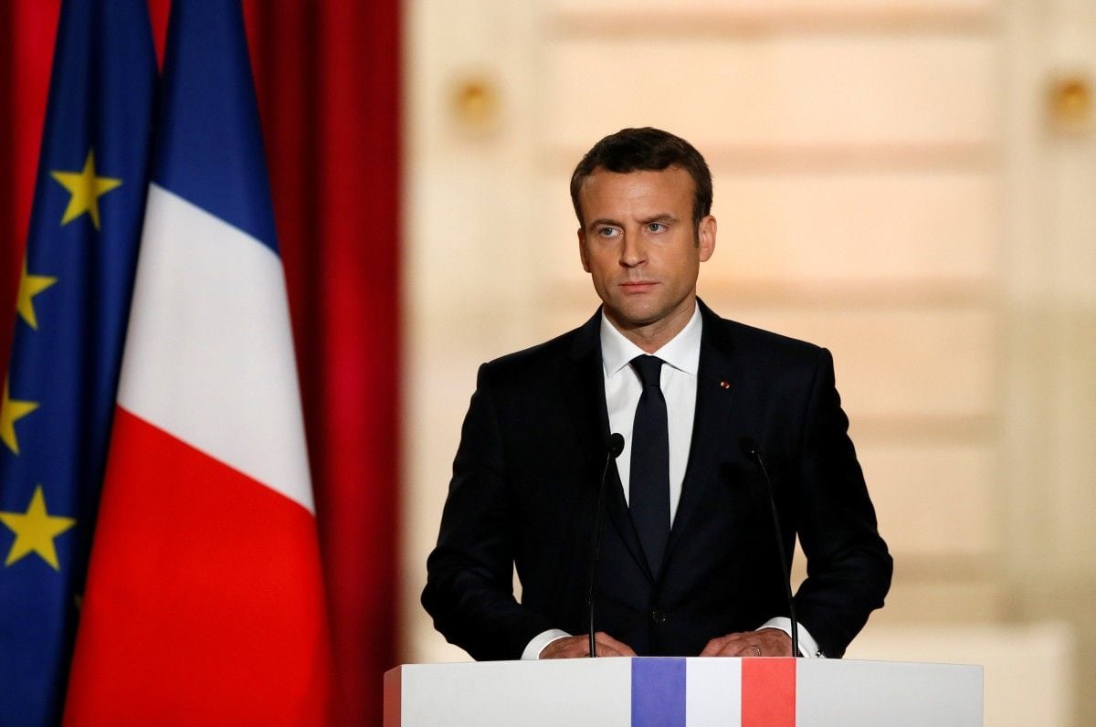 Президент Франции Эммануэль Макрон / фото REUTERS
