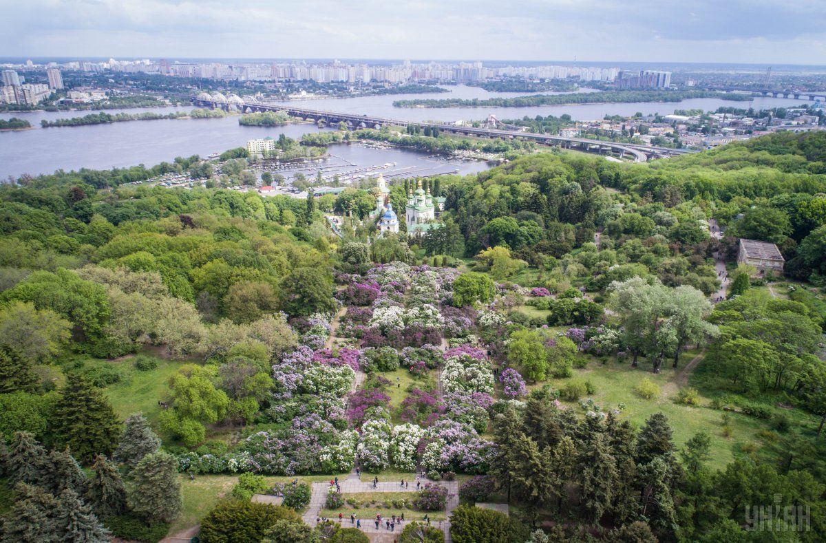 На відстані 150 метрів від Ботанічного саду проводяться будівельні роботи на чотирьох ділянках / Фото УНІАН На відстані 150 метрів від Ботанічного саду проводяться будівельні роботи на чотирьох ділянках / Фото УНІАН