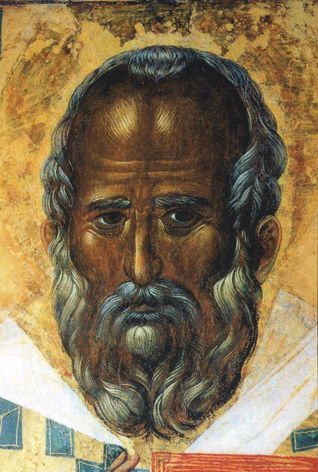 Николай Чудотворец - икона из Базилики в  Бари (Итали). Изображение при жизни святого.