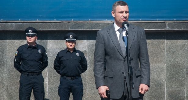 Кличко запевнив патрульних у підтримці / Фото kievcity.gov.ua Кличко запевнив патрульних у підтримці / Фото kievcity.gov.ua