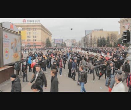 В апреле 2014 года в центре Харькова произошли массовые беспорядки / фото hk.npu.gov.ua В апреле 2014 года в центре Харькова произошли массовые беспорядки / фото hk.npu.gov.ua