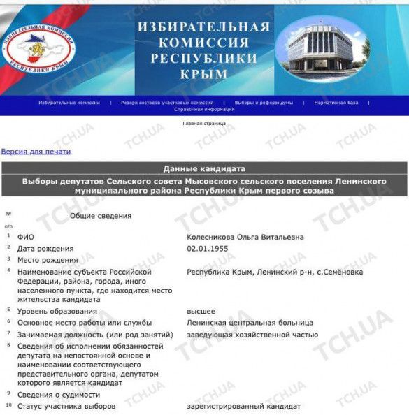 Мати екс-військкома працює у Криму / фото: tsn.ua Мати екс-військкома працює у Криму / фото: tsn.ua