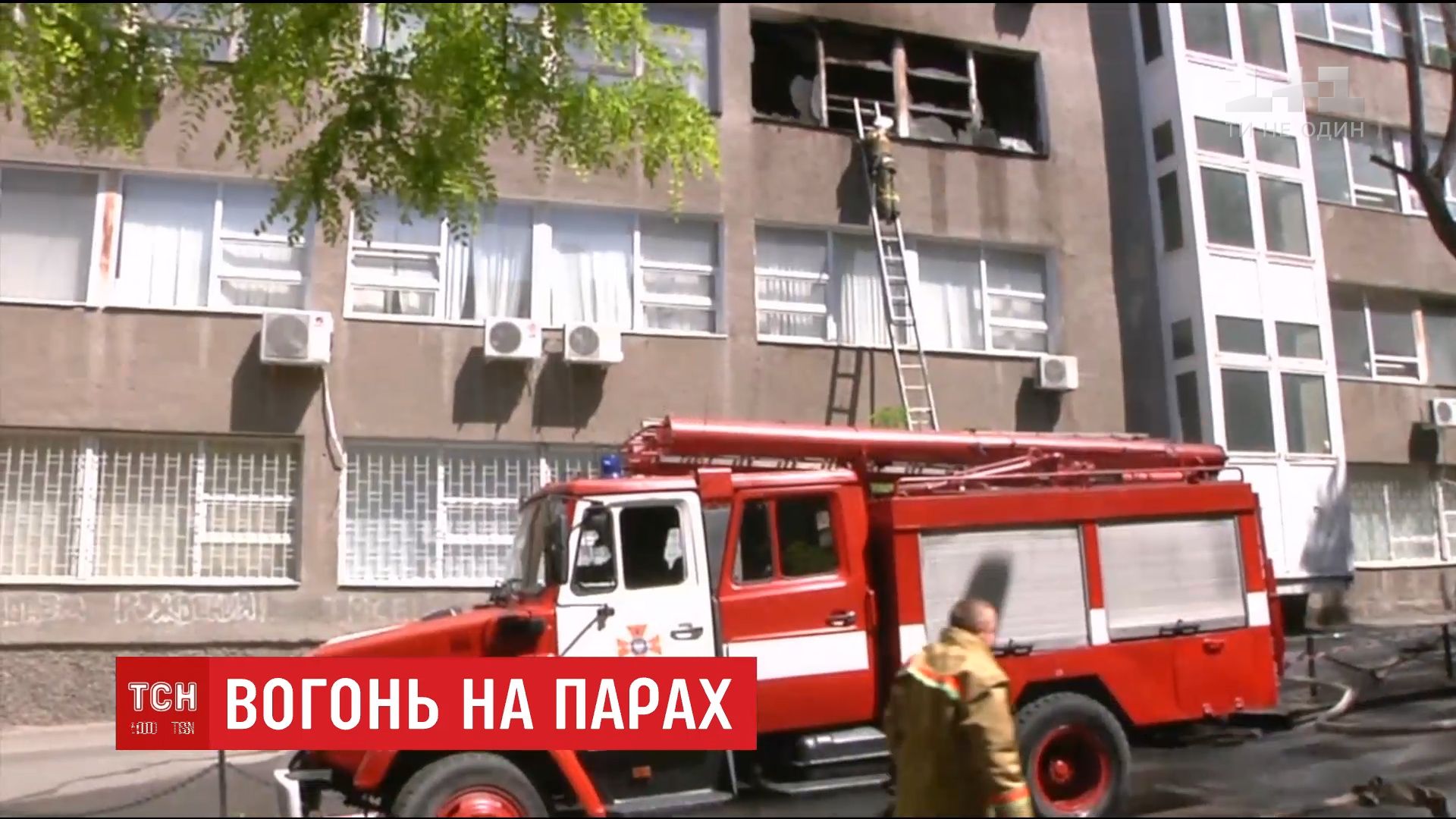 Одна студентка госпіталізована / Кадр з відео ТСН Одна студентка госпіталізована / Кадр з відео ТСН