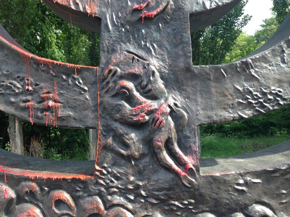 Памятник "Менора" / Facebook Володимир Вятрович Памятник "Менора" / Facebook Володимир Вятрович