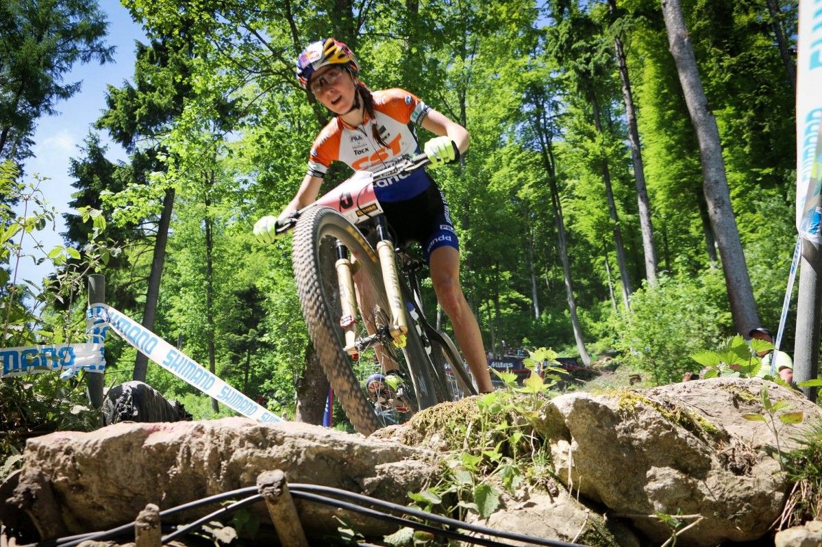 Яна Беломоина / Facebook UCI Mountainbike World Cup Albstadt Яна Беломоина / Facebook UCI Mountainbike World Cup Albstadt