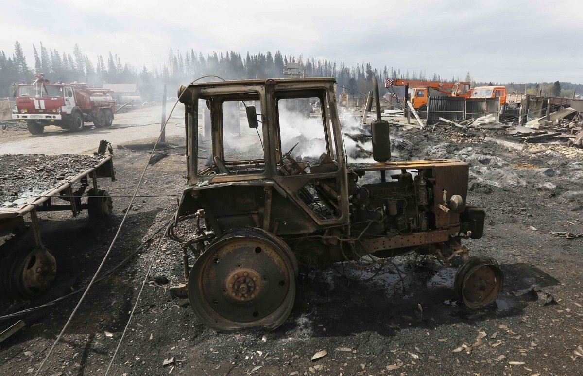 Pictures Aftermath of deadly wildfires in Siberia 25 May 2017