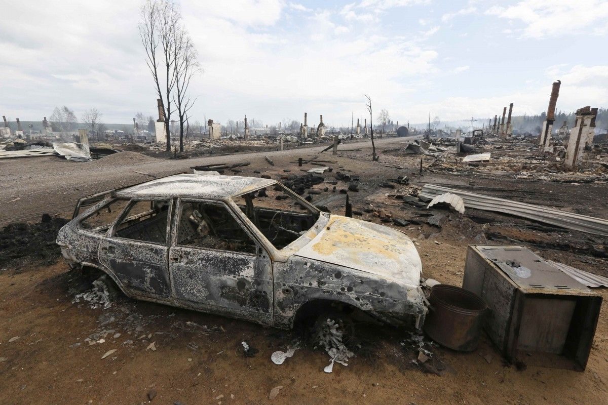 Pictures Aftermath of deadly wildfires in Siberia 25 May 2017