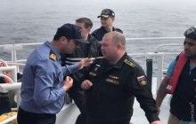 "Столкновение "Лимана" с плавучей овчарней": офицеры корабля-разведчика РФ были пьяны - СМИ (фото)