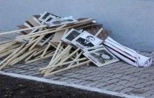 У Харкові біля Меморіалу Слави сталася сутичка між учасниками акції "Безсмертний полк" і активістами