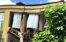 На Прикарпатье обрушился корпус колледжа (фото)