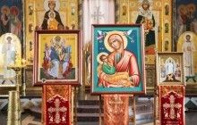 "Млекоживителька" та Спиридон Триміфунтський: ікони зі Святої Гори Афон перебувають в Мінську