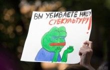 На Банковій школярі провели акцію протесту проти заборони Вконтакте (фоторепортаж)
