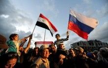 У Хомсі з прапорами РФ святкують остаточний відступ супротивників Асада (фото)