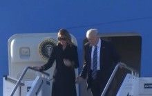 Попал в немилость: Мелания Трамп опять публично "отшила" мужа (видео)