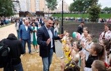 Кличко открыл парк "Наталка": "Это современный парк – "золотой" стандарт для всех зеленых зон столицы"