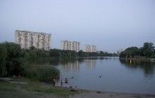 В Києві на озері Тельбін запустили сучасну систему аерації для його очищення і насичення води киснем
