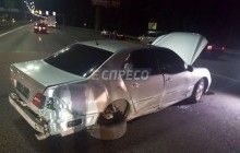 Ночью в Киеве на Харьковской площади водитель Лексуса сбил трех человек и скрылся (фото)